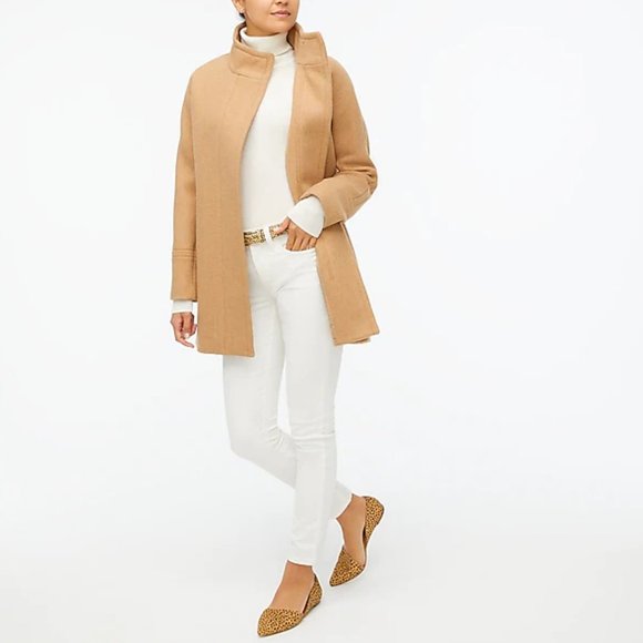 J. Crew Tan Wool "City Coat" - Picture 6 of 15
